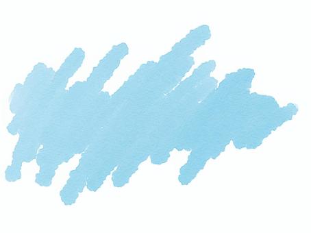 水彩・クレヨン風の淡い水色の手描きライン 水彩,背景,手書き,ブラシストローク,青,水色,淡い,パステル,クレヨン,マーカーのイラスト素材