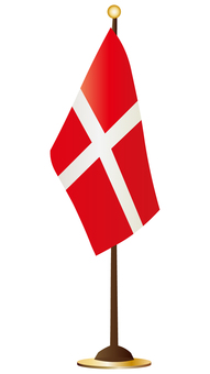 デンマークの卓上旗