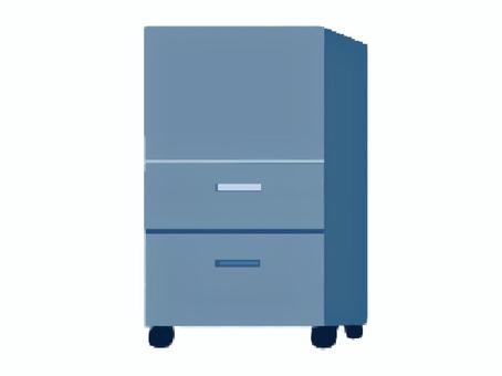 可動式の引き出し 引き出し,什器,収納,可動式,キャスター,ビジネス,透過,イラスト,仕事,机のイラスト素材