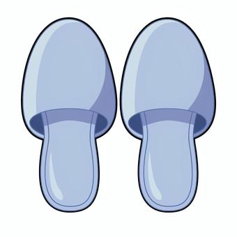 Illustration of slippers (light blue), JPG, PNG and EPS Illustration of slippers (light blue), slipper, light blue, footwear, JPG, PNG and EPS
