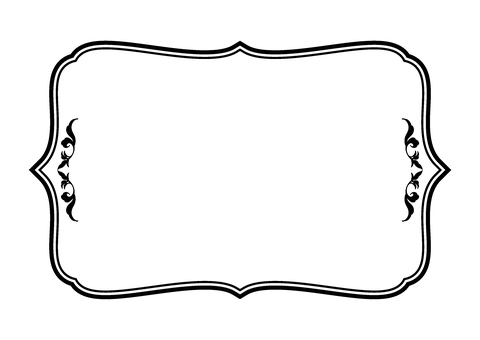 アンティークエレガンスフレーム黒 エレガント,フレーム,飾り枠,クラシック,デコレーション,手描き,葉,ボタニカル,グラフィック,アンティークのイラスト素材