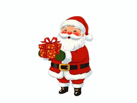 サンタクロースクリスマスプレゼントギフト クリスマス,サンタ,サンタクロース,クリスマスプレゼント,クリスマスケーキ,プレゼント,ケーキ,箱,christmas,メリクリのイラスト素材