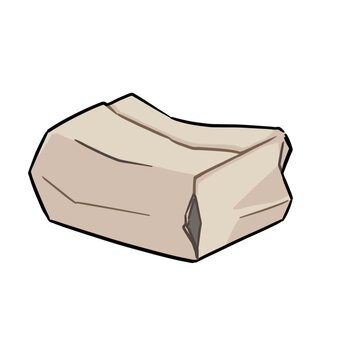 つぶれた箱 段ボール,荷物,トラブル,配送,発送,配達,通販,買い物,箱潰れ,つぶれるのイラスト素材