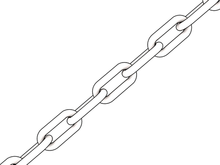 チェーン 鎖,チェーン,金属,3d,cg,線画のイラスト素材