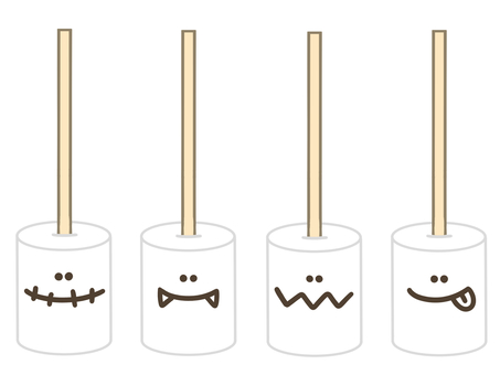 Illustration, food, dessert, marshmallow, 