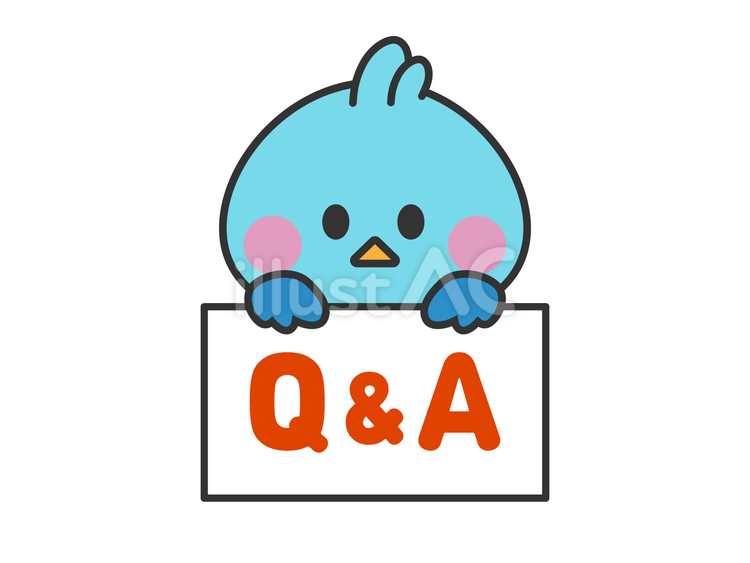 Q&Aのボードを持つ青い小鳥 Q&Aのボードを持つ青い小鳥 鳥,q&a,ホワイトボードのイラスト素材