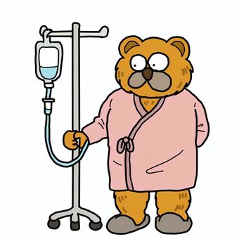 Drip bear (pink), JPG Drip bear (pink), bear, rehabilitation, pt, JPG
