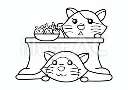 こたつとねこ