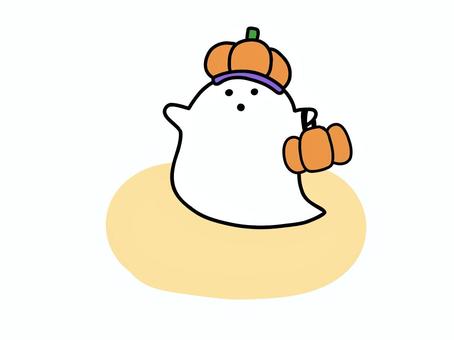ハロウィン かわいいおばけのイラスト