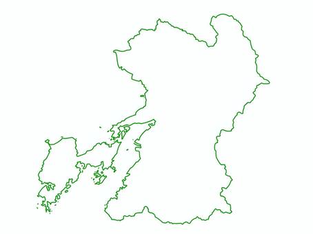 熊本県 熊本,県,九州,地方,都道府県,地図,マップ,日本,観光地,火山のイラスト素材
