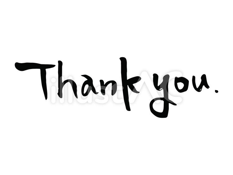 Thank you 01 ありがとう,感謝,英語のイラスト素材