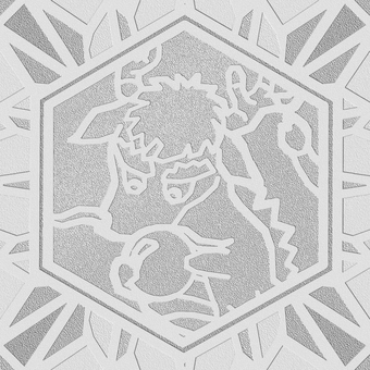 シームレスなモザイク　干支 辰　o 辰,龍,竜,干支,動物,正月,年賀状,背景素材,バックグラウンド,モザイクのイラスト素材