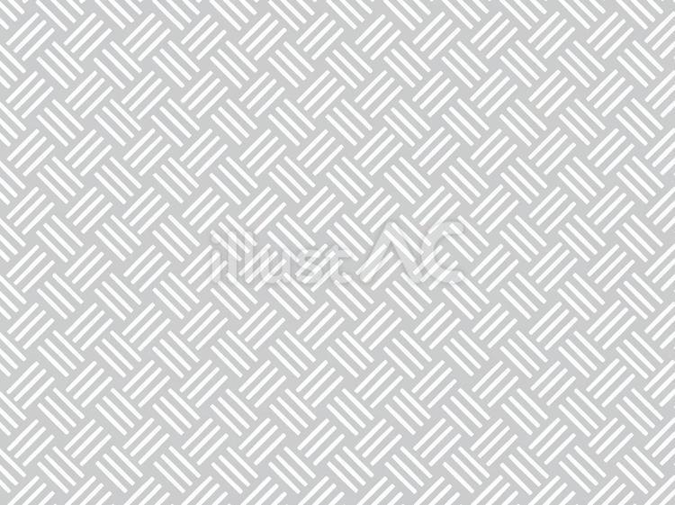 白抜きの網代模様（あじろもよう）（灰色） 網代,斜め格子,チェックのイラスト素材
