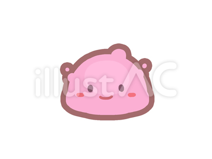 ピンクスライム アイコン 線あり