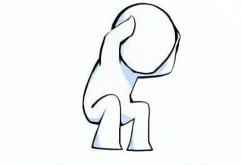 Illustration, to worry, be worried, stress, 