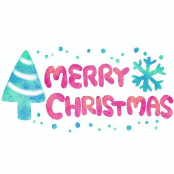 MERRY CHRISTMASの文字 merrychristmas,文字,クリスマス,ピンク,かわいい,ポップ,手描き,手書き,英語,英文字のイラスト素材