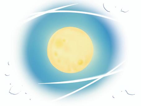 simple full moon, month, full moon, mochizuki, JPG and PNG