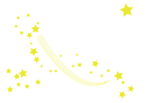 Illustration, star, shooting star, night sky, 