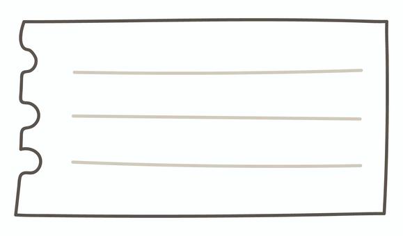 手描きのメモフレーム