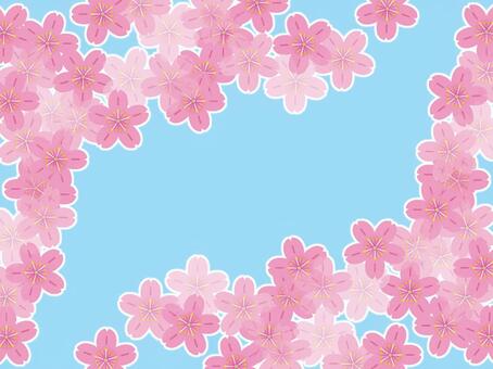 Background - Cherry blossoms 59, cherry blossoms, with, copy space, JPG