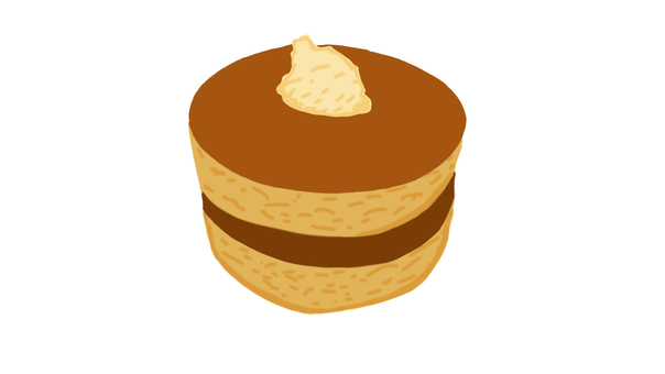 Illustration, pancake, pastry, sweets, 