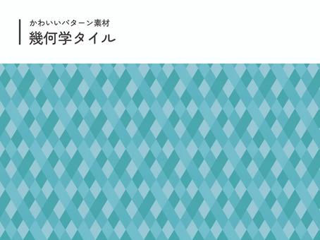かわいい幾何学タイルのパターン06青 タイル,幾何学,ジオメトリック,パターン,背景,包装紙,包み紙,ラッピング,壁紙,敷紙のイラスト素材