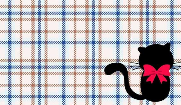 tartan cat, , JPG