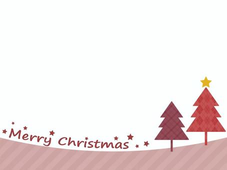 Frame with pink Christmas characters, christmas, tree, winter, JPG and PNG