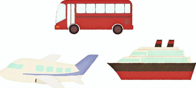 乗り物イラスト 車,クルーザー,豪華,旅,ツアー,世界,空,旅行,観光,おでかけのイラスト素材