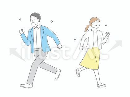 働く人(46)走る
