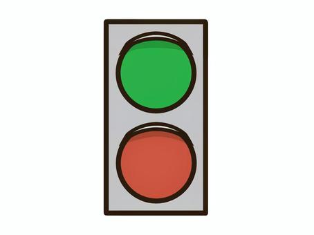 信号機 信号機,信号,赤,緑,青,交通,地図,整理,アイコン,マークのイラスト素材