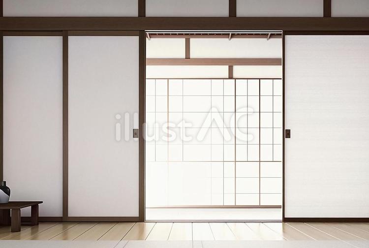白い和室 和室,室内,部屋のイラスト素材
