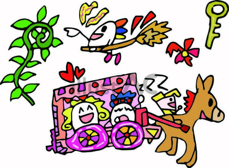 おとぎばなし おとぎばなし,洋風,手描きのイラスト素材