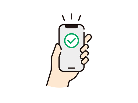 スマホ決済、タッチ決済のイラスト01 スマホ,スマートフォン,携帯,携帯電話,モバイル,デバイス,デジタル,it,テクノロジー,アプリのイラスト素材