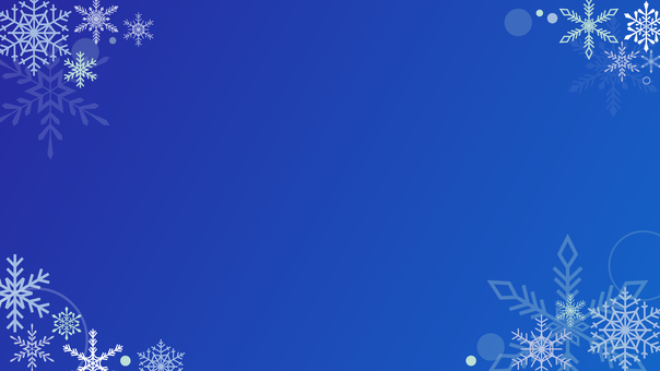 16:9の背景　エンドカード・パワポ素材 youtube,エンドカード,パワーポイント,16:9,横長,背景,rgb,ブルー,雪の結晶,フレームのイラスト素材