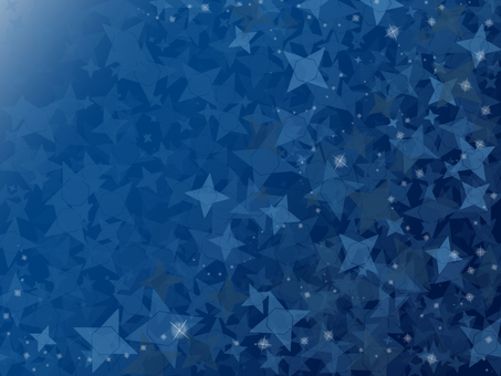 星が重なった背景素材　青 星,青,きらきら,パーティー,にぎやか,グラデーション,かわいい,きれい,おもしろい,抽象的のイラスト素材