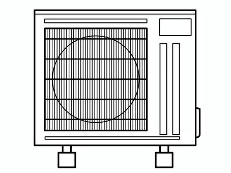室外機 室外機,室外,屋外,エアコン,クーラー,空調,冷房,暖房,電気,省エネのイラスト素材