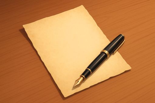 羊皮紙と万年筆