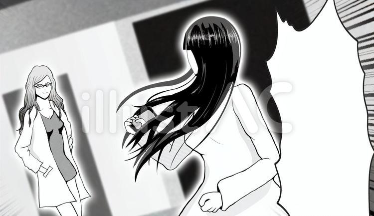 漫画イラスト(驚く) 漫画イラスト,漫画吹き出し,漫画素材のイラスト素材