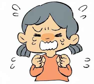 大泣きする子ども(女の子) 子供,泣く,ギャン泣き,かわいい,大泣き,育児,子育て,人物,涙,女の子のイラスト素材