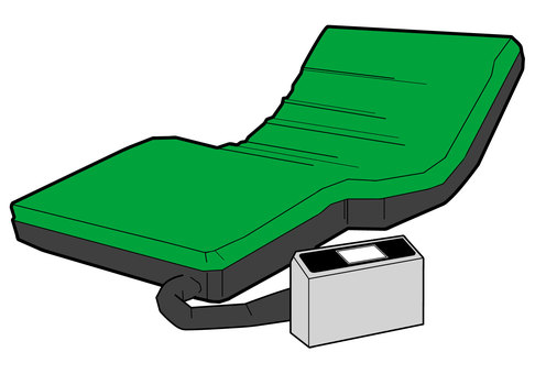 床ずれ防止マット マット,介護用品,褥瘡,床ずれ,福祉用具のイラスト素材