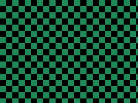 和柄・市松模様・黒緑・背景 和紙,和柄,和,シンプル,模様,手描き,手書き,無料,フリー,古風のイラスト素材