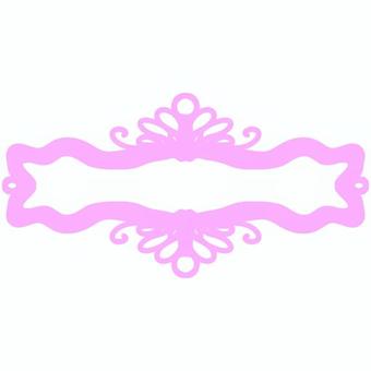 ピンクの線で描かれた囲い風のあしらい ピンクの線で描かれた囲い風のあしらい 囲い,フレーム,ピンク,あしらい,イラスト,手描き,手描きイラスト,シンプル,飾り,線画のイラスト素材