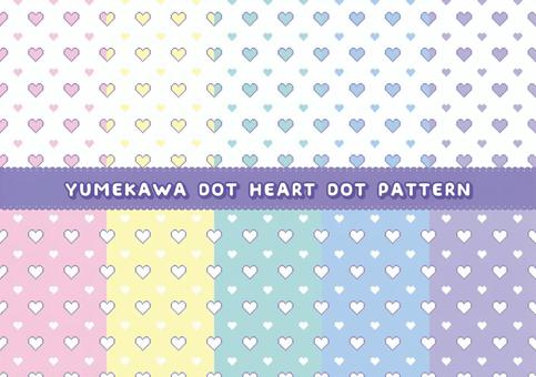 Illustration, heart, dot, polka dot, 
