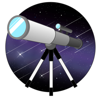 天体望遠鏡と星空 天体望遠鏡,望遠鏡,観測,宇宙,星,星空,星空観察,天文,天体,天文学のイラスト素材