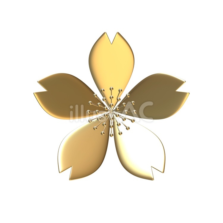 金の桜 桜,花,花びらのイラスト素材