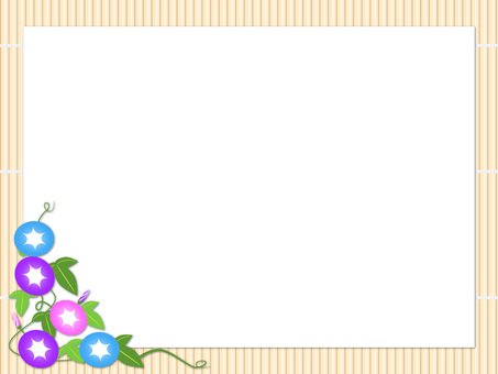 Blind and morning glory frame, JPG, PNG and AI Blind and morning glory frame, , JPG, PNG and AI