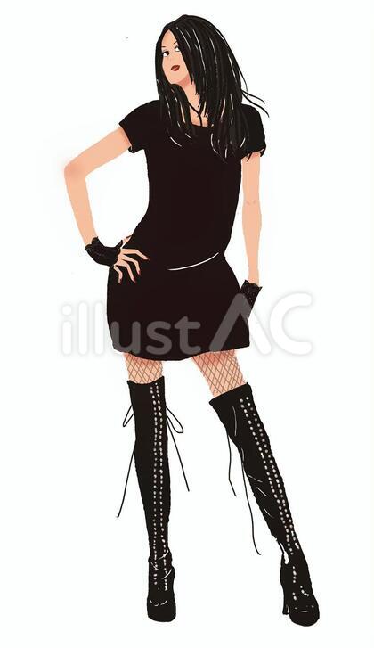 Sキャラの黒娘