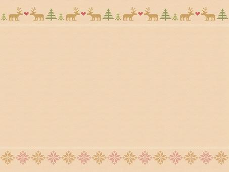 ニットテクスチャ、北欧柄の冬のフレーム ニットテクスチャ、北欧柄の冬のフレーム 冬,背景,ニット,テクスチャ,パターン,12月,1月,2月,トナカイ,木のイラスト素材