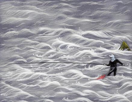 香魚垂釣者 香魚垂釣者